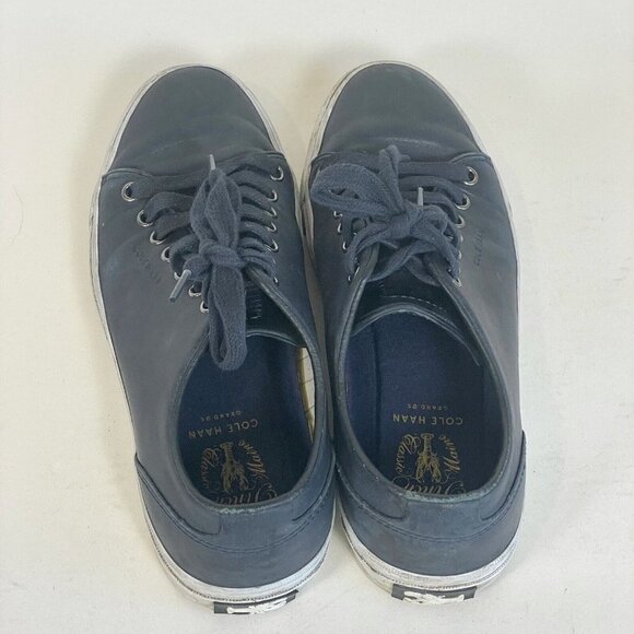 Cole Haan Mens Pinch Weekender LX Lace Oxford Sneaker Navy Blue Size 8 M Leather - Picture 5 of 9